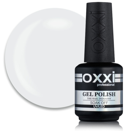 База камуфлююча для гель-лаку Oxxi Professional Cover Base Coat 014 молочний. 10 мл (2100994257423)