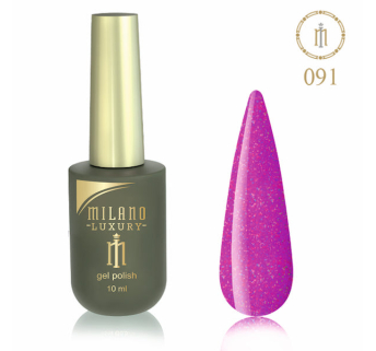 Гель лак MILANO LUXURY 10 мл № 091 (Крутой розовый Крайола)