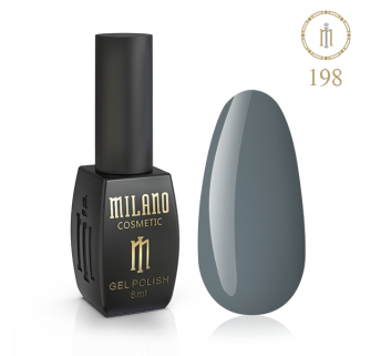 Гель лак MILANO 8 мл № 198 (Ламантин)