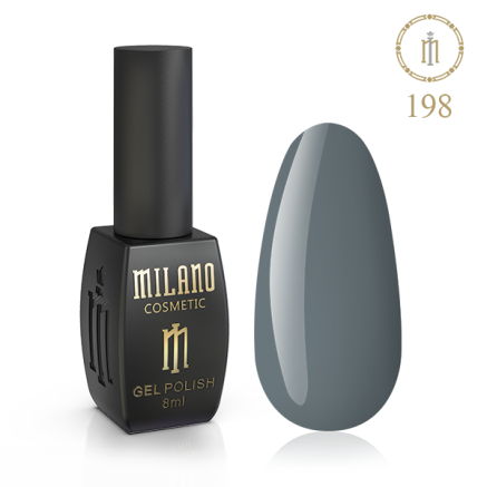 Гель лак MILANO 8 мл № 198 (Ламантин)