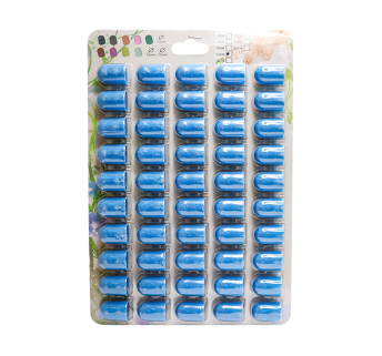 Ковпачки абразиву для педикюру, 13*19 мм #120, blue 50 шт.