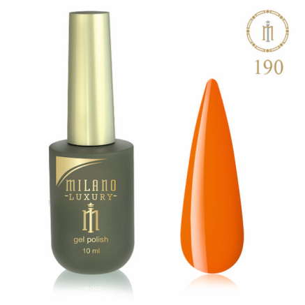 Гель лак MILANO LUXURY 10 мл № 190 (Манго-танго)