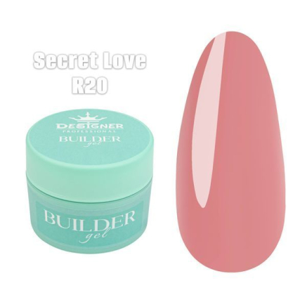 Builder Gel 15 мл., Designer (Моделюючий гель) R20 Secret Love