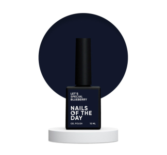 Гель-лак Nails Of The Day Lets Special Blueberry глубокий синий. 10 мл (4821302396907)