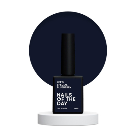Гель-лак Nails Of The Day Lets Special Blueberry глибокий синій. 10 мл (4821302396907)