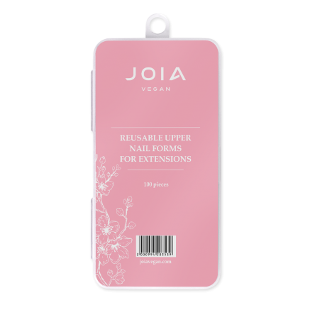 Багаторазові верхні форми для нарощування JOIA vegan Reusable Upper Nail Forms for extensions, 100 шт
