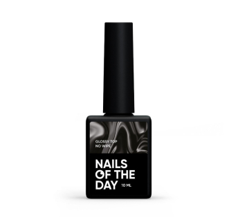 Топ глянцевый без липкого слоя Nails Of The Day Glossy Top No Wipe. 10 мл (4825547639560)