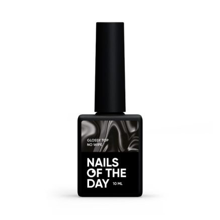 Топ глянцевый без липкого слоя Nails Of The Day Glossy Top No Wipe. 10 мл (4825547639560)