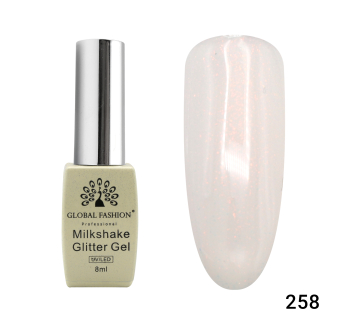 Гель лак Milkshake Glitter 8 мл, 258