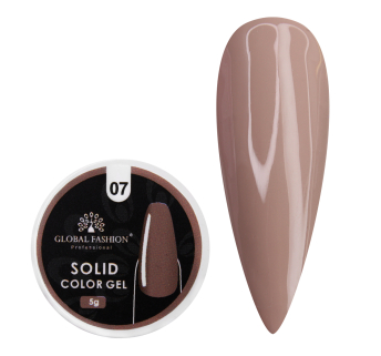 Гель-краска повышенной плотности, Solid color gel 5 гр, 07