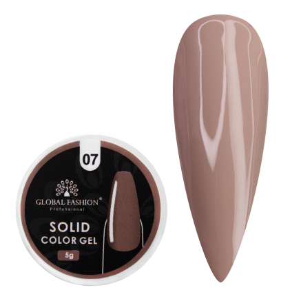Гель-фарба підвищеної густини, Solid color gel 5 гр, 07