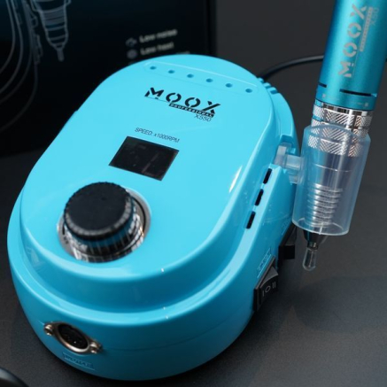 Фрезер Мокс X550 (Light Blue) на 50 000 об/хв. та 70W. для манікюру та педикюру
