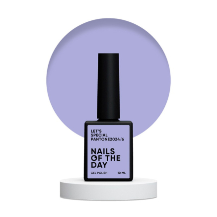 Гель-лак Nails Of The Day Lets Special Pantone2024/6 ніжно-лавандовий 10 мл (4823038643003)