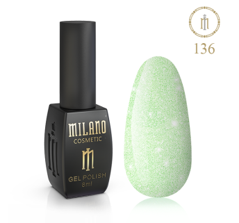 Гель лак MILANO 8 мл № 136 (Торбернит)