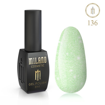 Гель лак MILANO 8 мл №136 (Торберніт)