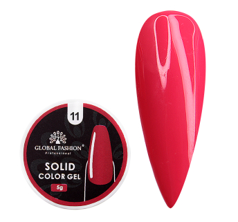 Гель-краска повышенной плотности, Solid color gel 5 гр, 11