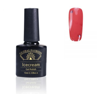 Гель-лак Ice Cream Global Fashion, 10 мл (з блискітками різних розмірів) 039
