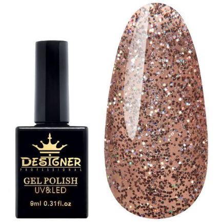 Гель-лак Designer Party Time - L320 'Сяючий мокко'