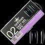 Fast gel tips №2 (Square, medium size) - Гелеві типси Designer