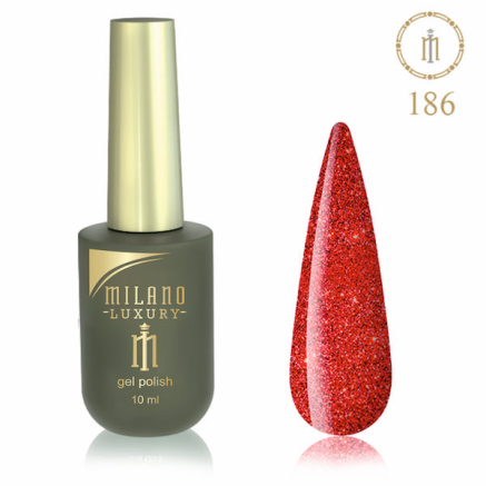 Гель лак MILANO LUXURY 10 мл № 186 (Бисмарк фуриозо)