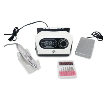 Апарат для манікюру та педикюру 45000 оборотів, 65W, ZS-717-white