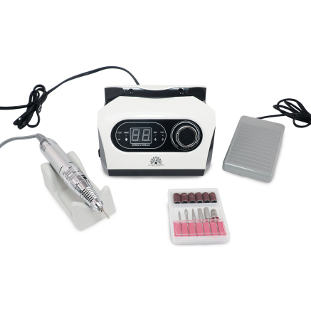 Апарат для манікюру та педикюру 45000 оборотів, 65W, ZS-717-white