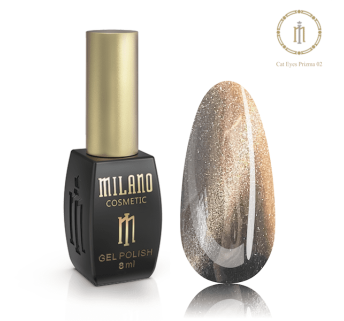 Гель Лак MILANO Cat eyes Prizma 8 Мл № 02