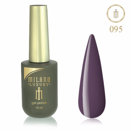 Гель лак MILANO LUXURY 10 мл № 095 (Цвет пепла розы)