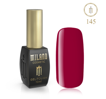 Гель лак MILANO 10ml № 145 (Кадмий красный)