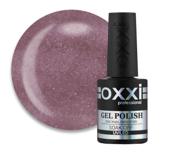 База камуфлирующая Oxxi Professional Lurex Base 014. приглушенный розово-сиреневый. светоотражающая. 10 мл (2100994285372)