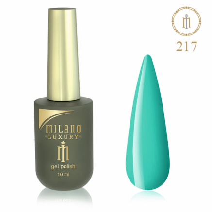 Гель лак MILANO LUXURY 10 мл № 217 (Персидский зеленый)