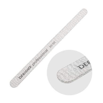 Двостороння пилка 'Крапля' (80/100 гріт.) - Nailfile Designer