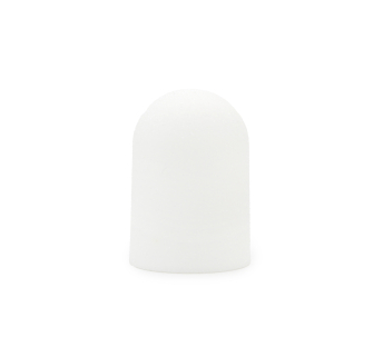 Ковпачки абразиву для педикюру, 16*25 мм #180, white 1 шт.