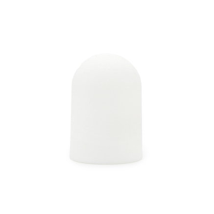 Ковпачки абразиву для педикюру, 16*25 мм #180, white 1 шт.
