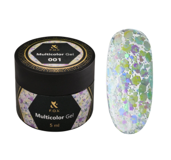 Гель-лак F.O.X Multicolor Gel 001. 5 мл (2100994269655)