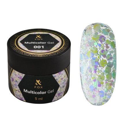 Гель-лак F.O.X Multicolor Gel 001. 5 мл (2100994269655)