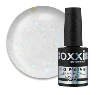 Топ для гель-лака без липкого слоя Oxxi Professional Shiny Top с шиммером. 10 мл (2000994193960)