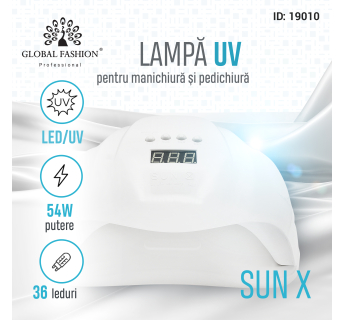Лампа для ногтей SUN X, 54W