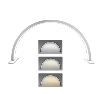 Лампа бестеневая настольная LED Arc Lamp 48 Вт цвет белый (2100994310166)