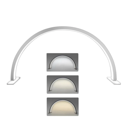 Лампа бестеневая настольная LED Arc Lamp 48 Вт цвет белый (2100994310166)