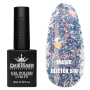 Гель лак Magic glitter 516 Designer (9мл.) - з пластівцями різних розмірів та блискітками хамелеон