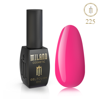 Гель лак MILANO 8 мл № 225 (Розовый неон)