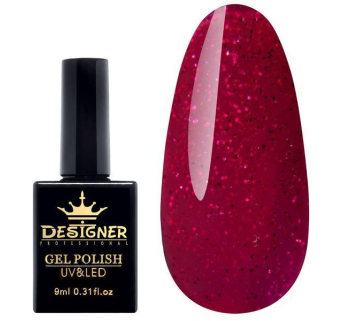 Гель-лак Designer Diamond Kingdom - M330 'Витончений червоний'