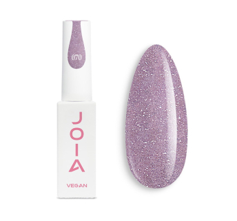 Гель-лак JOIA vegan 070 светоотражающий лиловый с шиммерами 6 мл (4820259341374)