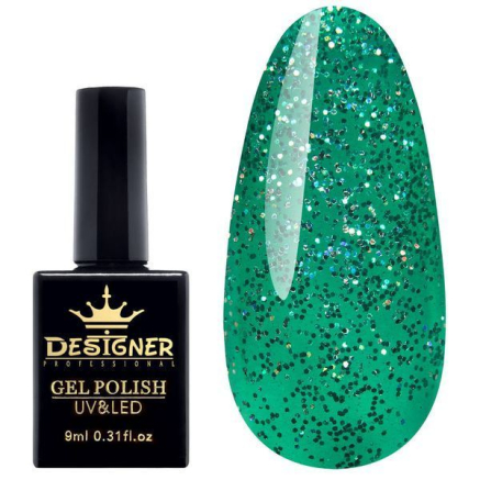 Гель-лак Designer Party Time - L317 'Блискучий ментоловий'