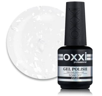 База кольорова Oxxi Professional Rafinad Base 002. молочний з пластівцями поталі і блискітками. 15 мл (2100994269099)