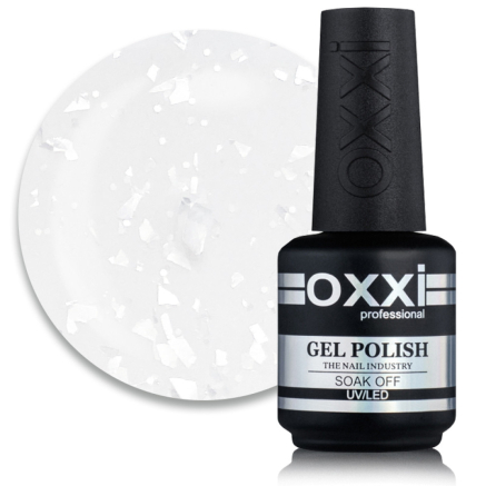 База кольорова Oxxi Professional Rafinad Base 002. молочний з пластівцями поталі і блискітками. 15 мл (2100994269099)