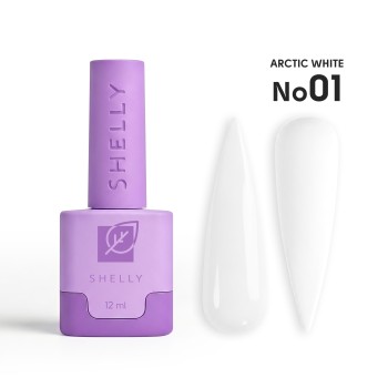 Гель-лак 01 Arctic White Shelly 12 мл Гель-лак 01 Arctic White Shelly 12 мл