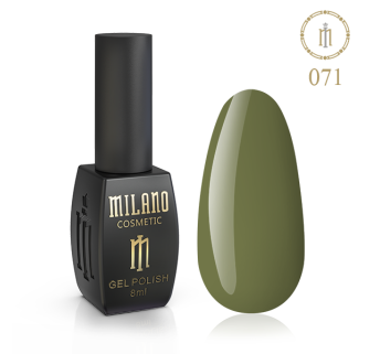 Гель лак MILANO 8 мл № 071 (Оливка)
