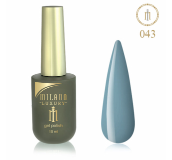 Гель лак MILANO LUXURY 10 мл № 043 (Платиново-серый)